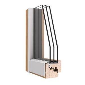 okna drewniano aluminiowe infinity